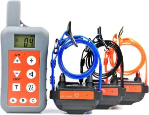 1200M Remote Dog Training Collar System/Rechargeable Waterproof Shock Collar for Dogs (Small, Medium and Large Dogs)