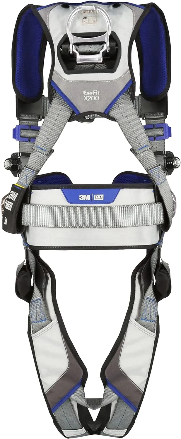 3M DBI-Sala ExoFit X200 Comfort Construction Positioning Safety Harness 1402107, Large