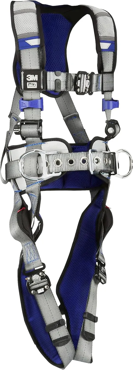 3M DBI-Sala ExoFit X200 Comfort Construction Positioning Safety Harness 1402107, Large
