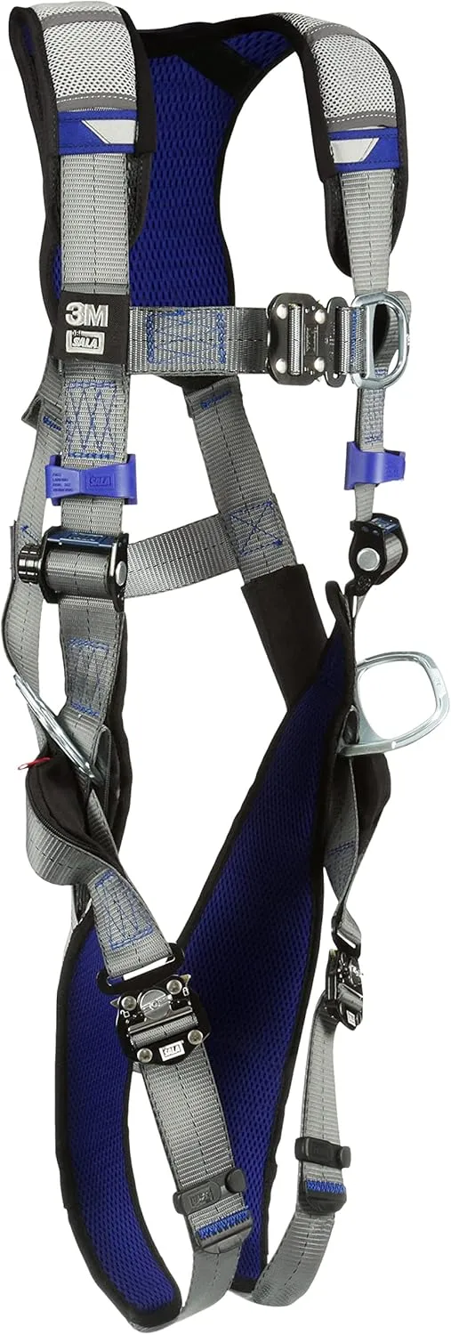 3M DBI-Sala ExoFit X200 Comfort Vest Climbing/Positioning Safety Harness 1402051, Medium