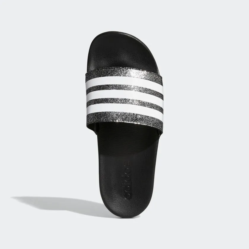 Adidas Kids Unisex  Adilette Comfort Slide - Black/White