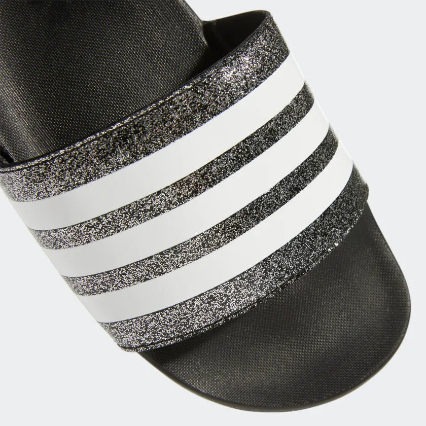 Adidas Kids Unisex  Adilette Comfort Slide - Black/White