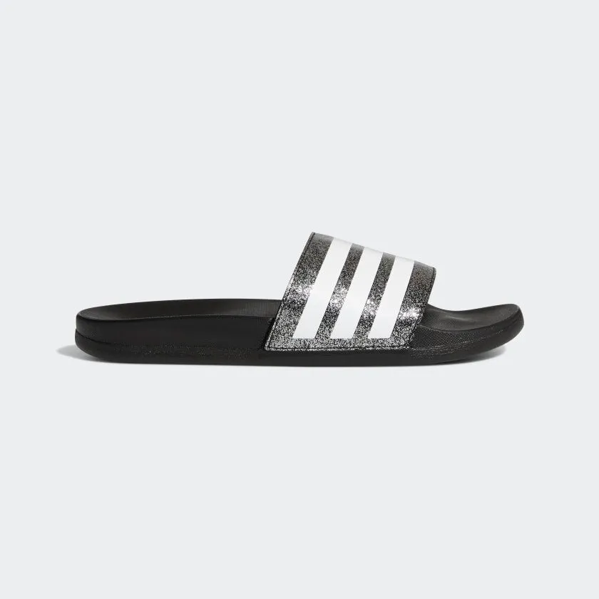 Adidas Kids Unisex  Adilette Comfort Slide - Black/White