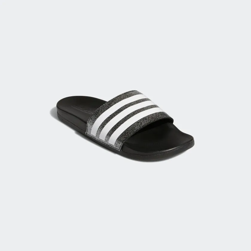 Adidas Kids Unisex  Adilette Comfort Slide - Black/White
