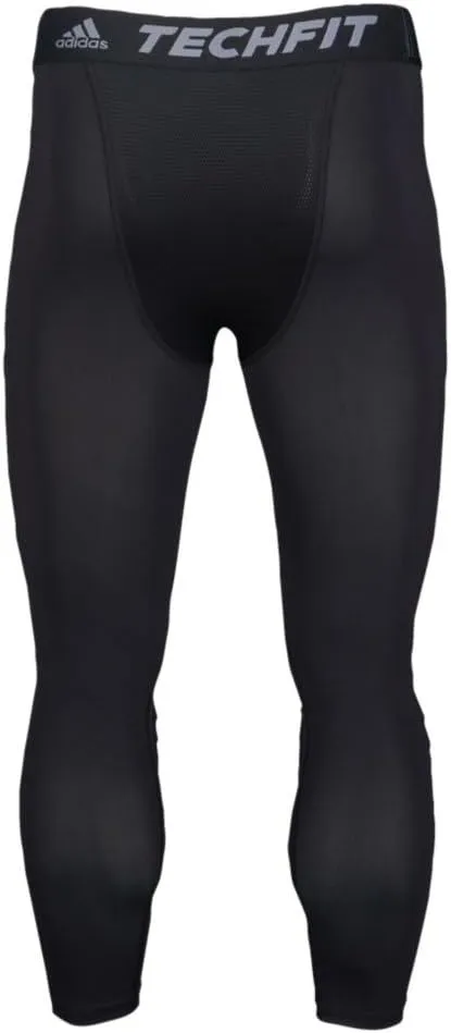 adidas Men's Basketball Padded Three-Quarter Tights