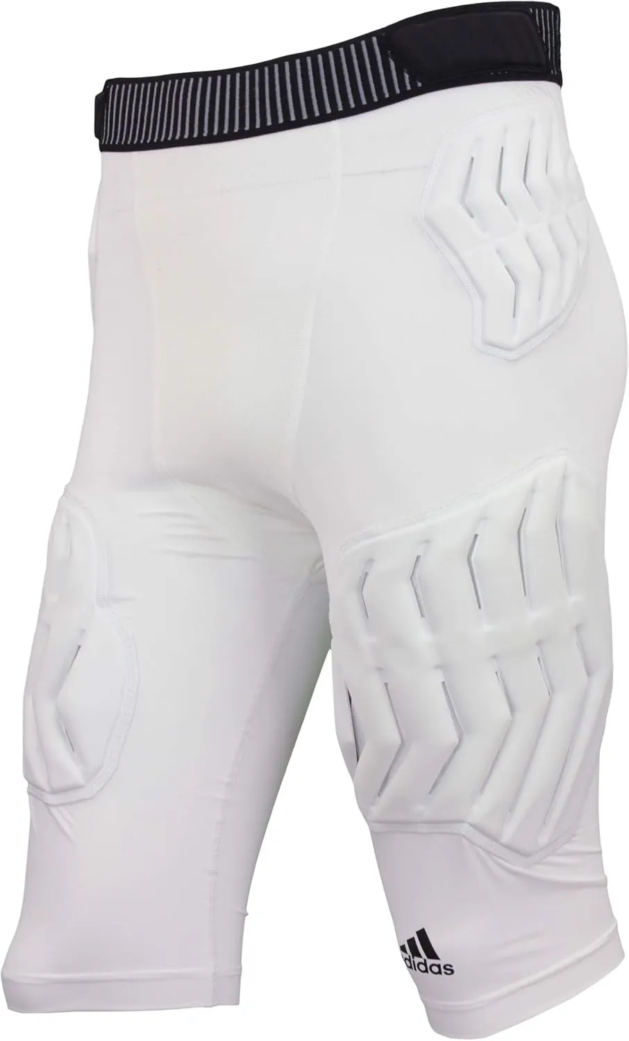adidas Men's WHT Padded Short Size