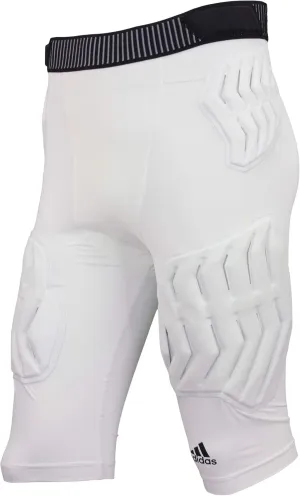 adidas Men's WHT Padded Short Size
