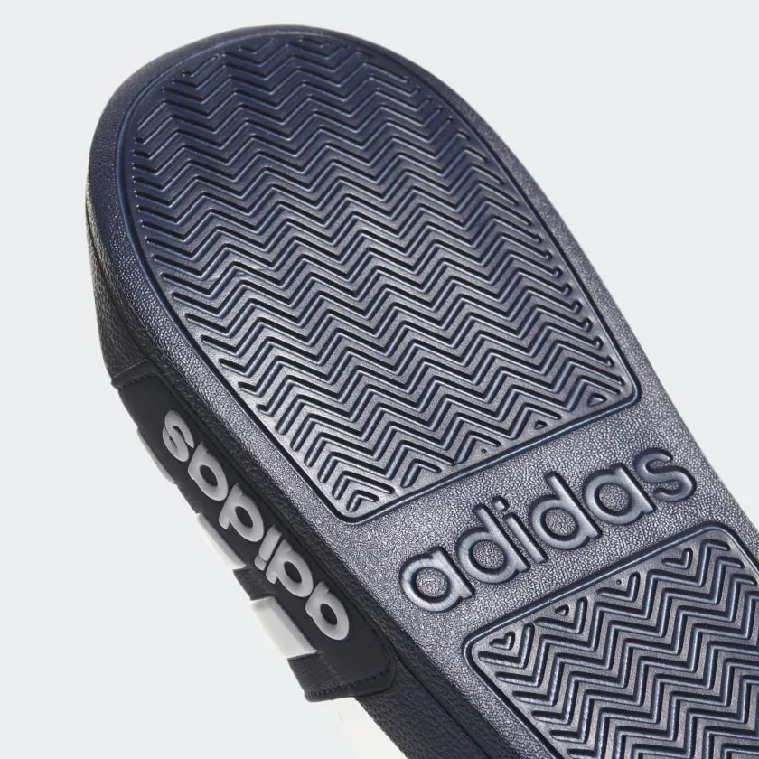 Adilette Mens Shower Slide - Navy/White