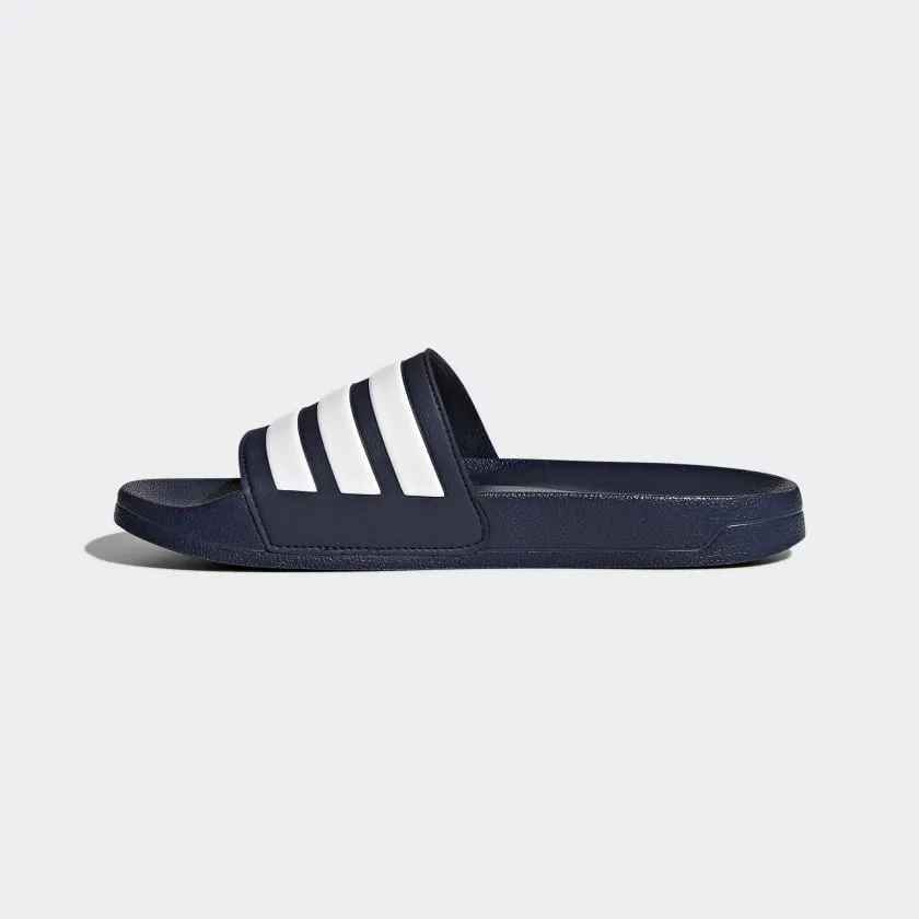 Adilette Mens Shower Slide - Navy/White