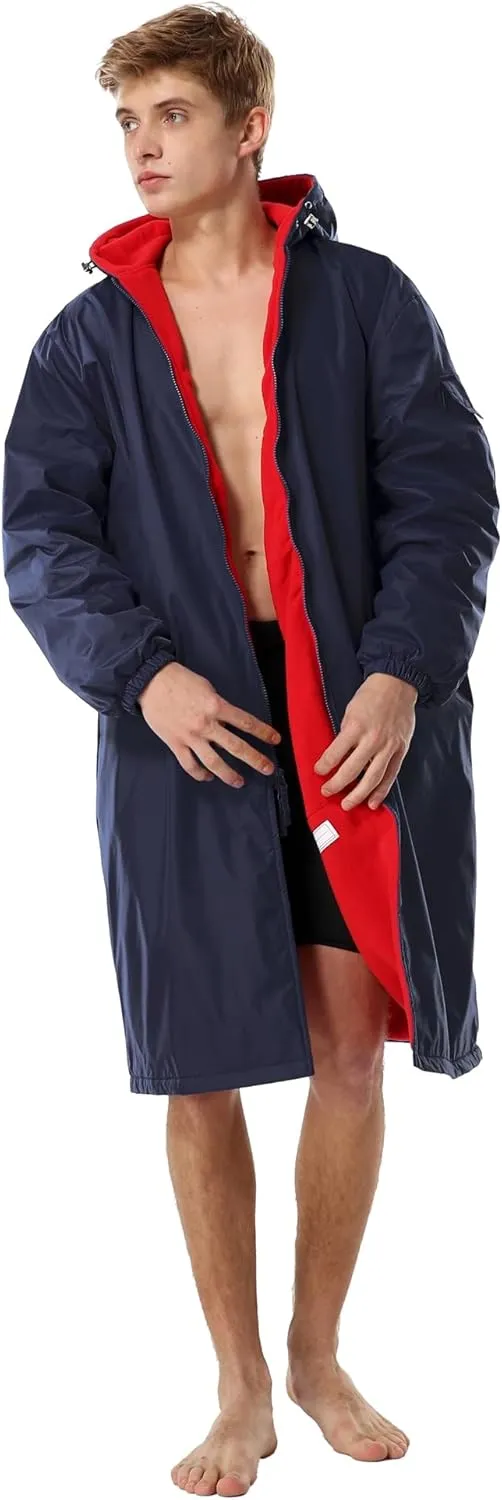 Adoretex Unisex Swim Parka Water Resistant Warm Coat Water Sports Swim Parka for Adult & Kids