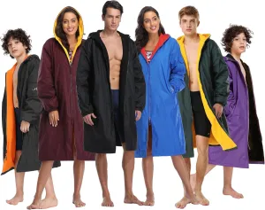 Adoretex Unisex Swim Parka Water Resistant Warm Coat Water Sports Swim Parka for Adult & Kids