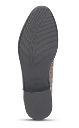Aetrex Tan Hayden Knit Lace Up Womens Comfort Shoes EB402