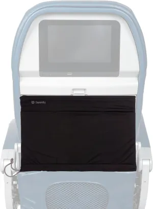 Airplane Tray Organizer/Tote with 4 Storage Pockets, Back Seat Airplane Tray Cover, Converts into a Drawstring Tote, Washable, Durable & Lightweight (2.8 oz) Airplane Travel Essentials