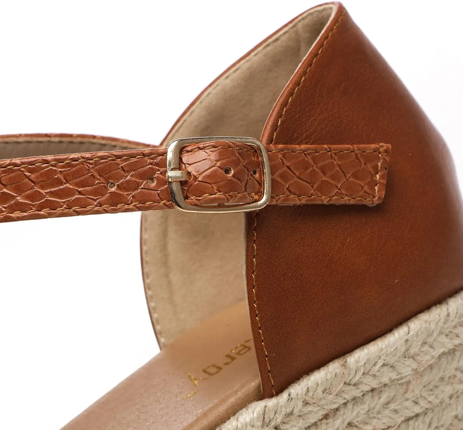 Alexis Leroy Summer Ankle Strap Comfort Sole Open Toe Flat Women's Sandals
