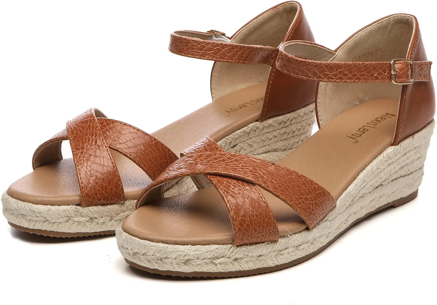 Alexis Leroy Summer Ankle Strap Comfort Sole Open Toe Flat Women's Sandals