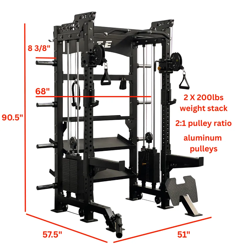 All-in-1 Half Rack with Functional Trainer PRE ORDER