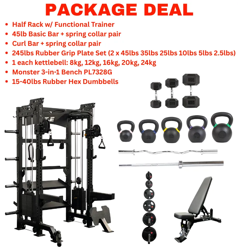 All-in-1 Half Rack with Functional Trainer PRE ORDER