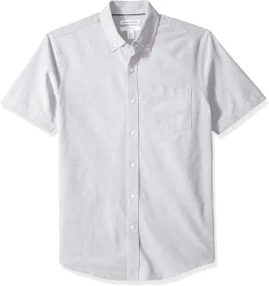 Amazon Essentials Men's Button-Up Shirts - Slim-Fit Short-Sleeve Pocket Oxford - Comfort and Style