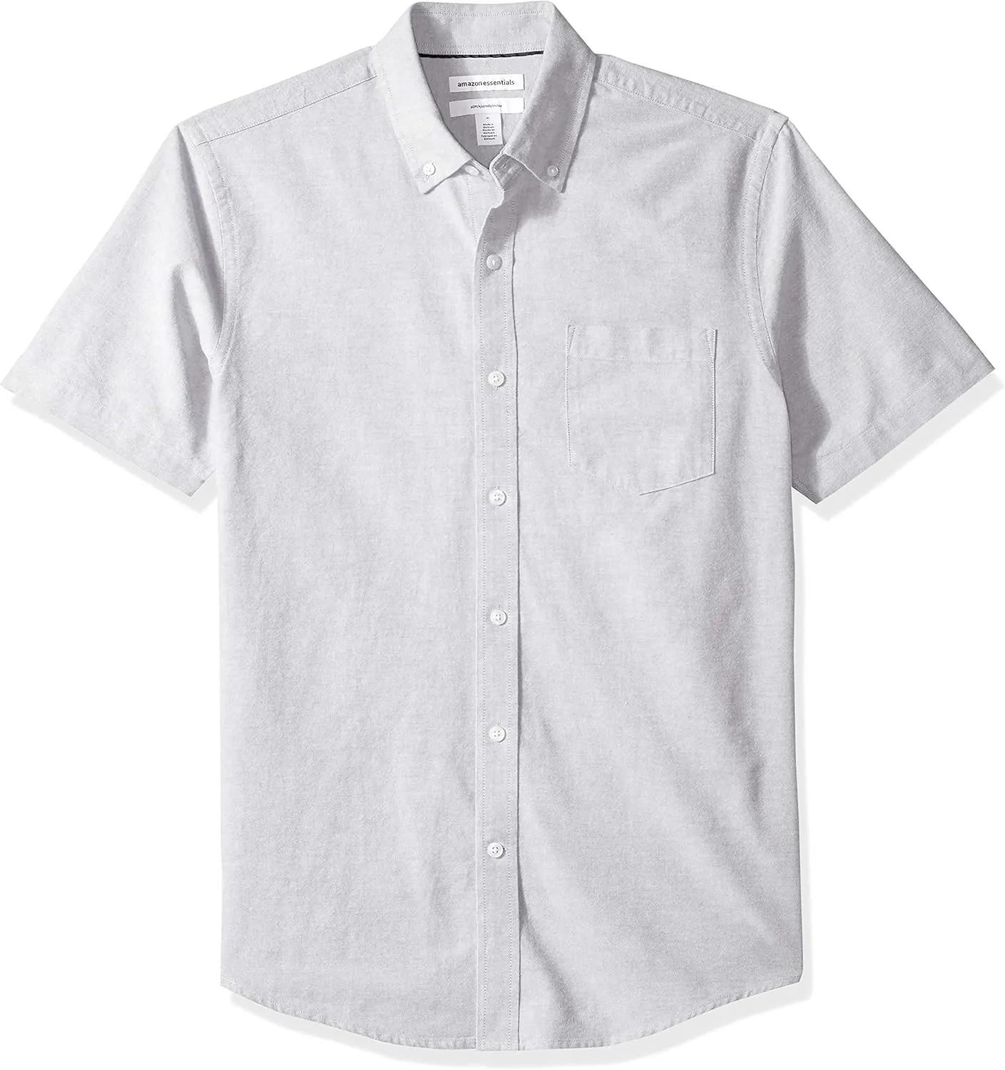 Amazon Essentials Men's Button-Up Shirts - Slim-Fit Short-Sleeve Pocket Oxford - Comfort and Style
