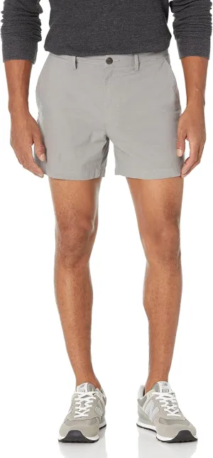 Amazon Essentials Men's Slim-Fit 5" Lightweight Comfort Stretch Oxford Short (Previously Goodthreads)