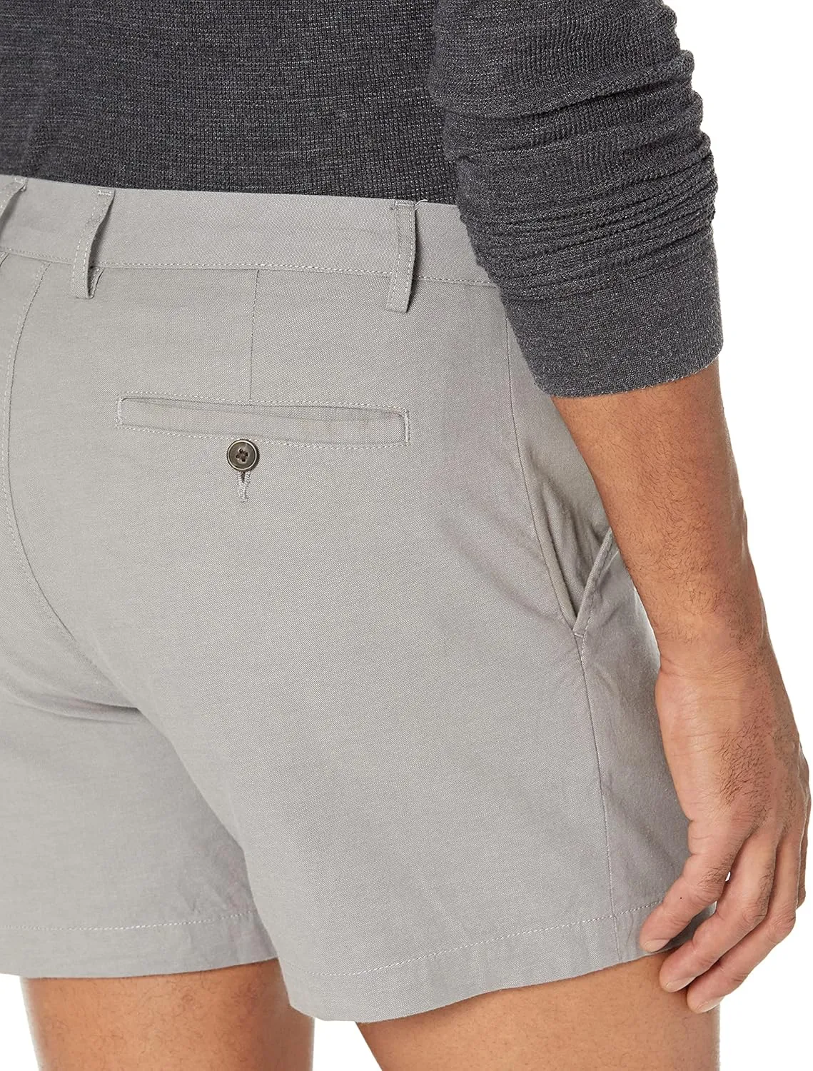 Amazon Essentials Men's Slim-Fit 5" Lightweight Comfort Stretch Oxford Short (Previously Goodthreads)