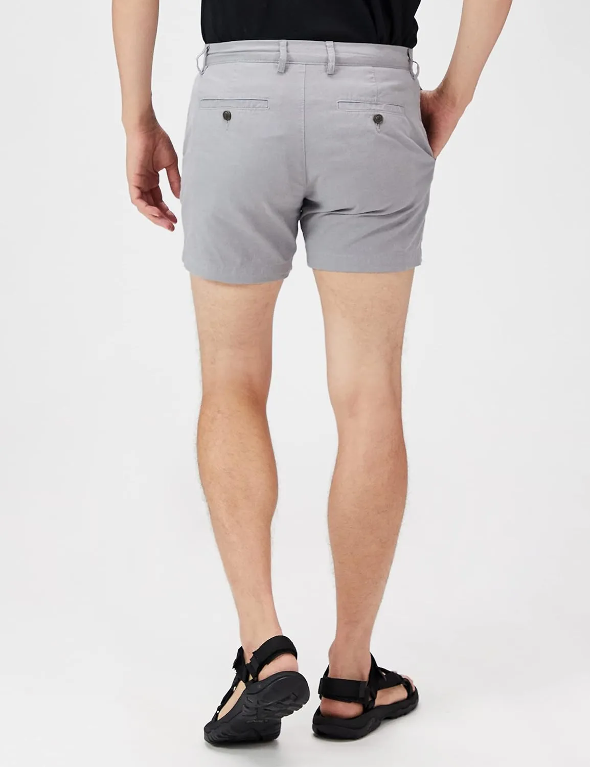 Amazon Essentials Men's Slim-Fit 5" Lightweight Comfort Stretch Oxford Short (Previously Goodthreads)