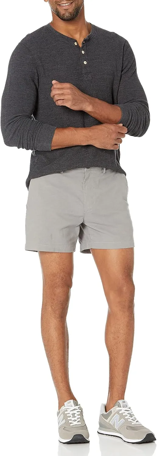 Amazon Essentials Men's Slim-Fit 5" Lightweight Comfort Stretch Oxford Short (Previously Goodthreads)