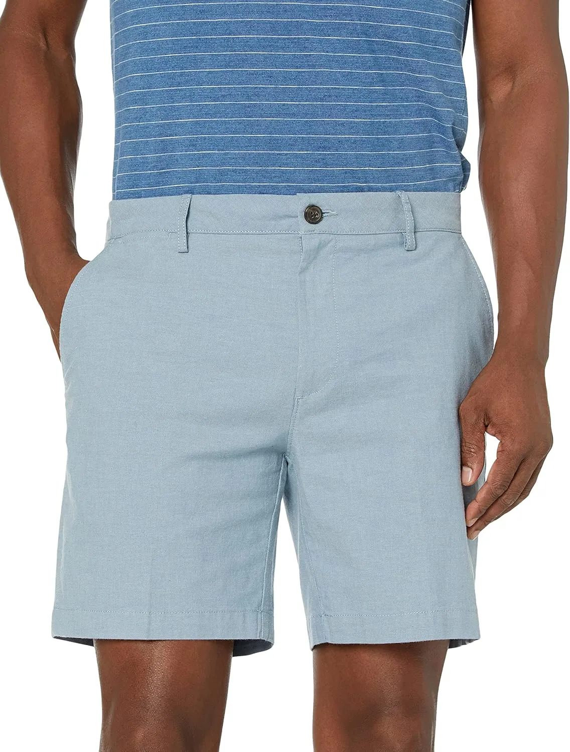 Amazon Essentials Men's Slim-Fit 7" Lightweight Comfort Stretch Oxford Short (Previously Goodthreads)