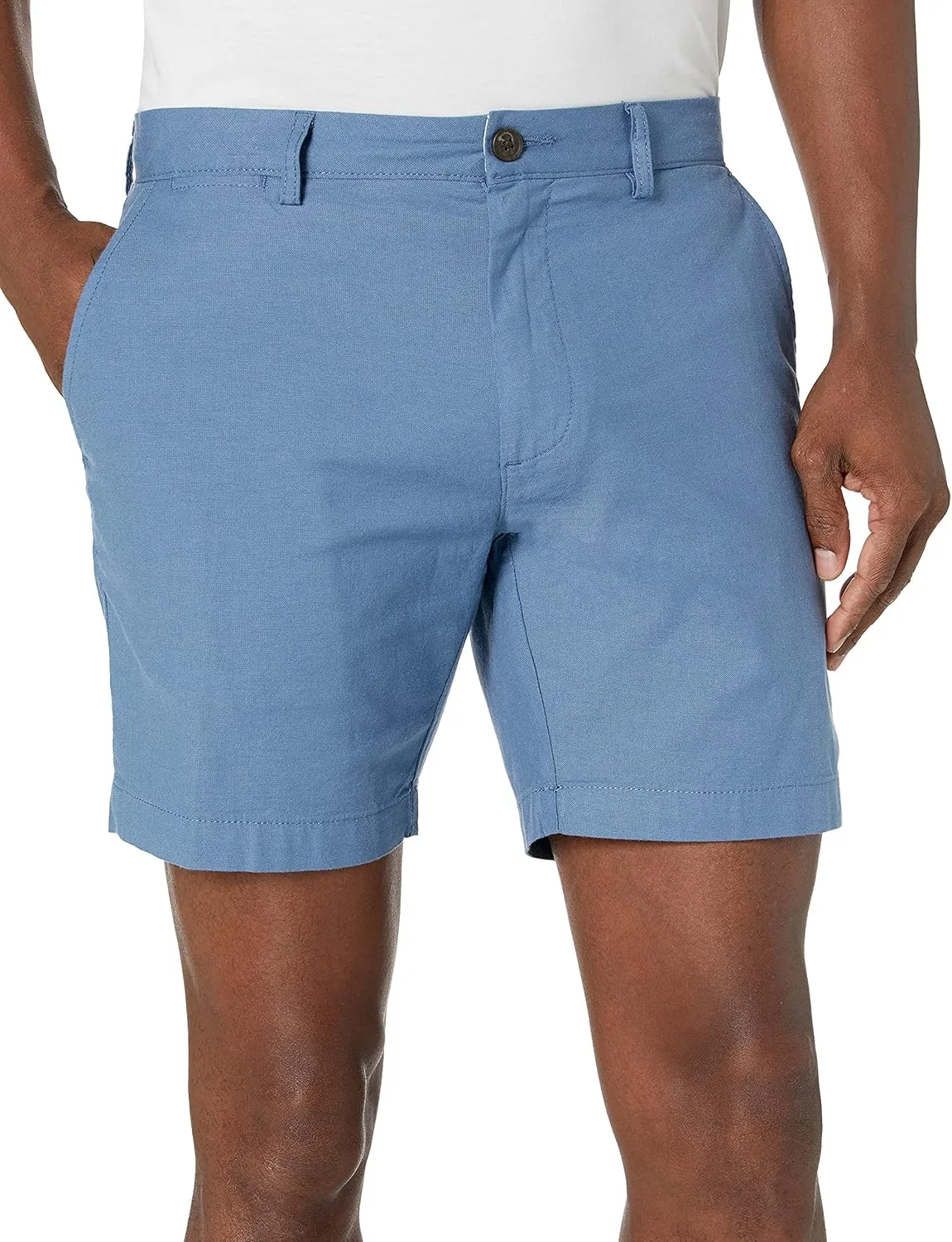 Amazon Essentials Men's Slim-Fit 7" Lightweight Comfort Stretch Oxford Short (Previously Goodthreads)