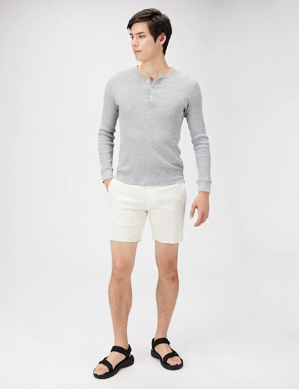 Amazon Essentials Men's Slim-Fit 7" Lightweight Comfort Stretch Oxford Short (Previously Goodthreads)