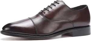 Anthony Veer Clinton Cap-Toe Oxford Dress Shoes for Men | Full-Grain Leather Upper | Goodyear Welt Construction | Ortholite Cushion Comfort | Recraftable Leather Outsole
