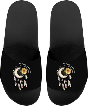 Aoopistc Womens Slide Sandals Non Slip Summer House Slippers for Girls Slip-on Flip Flops