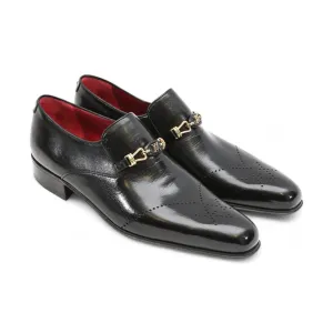 Artioli Arturo Men's Luxury Italian Shoes Buffalo Leather Horsebit Loafers (ART1003)