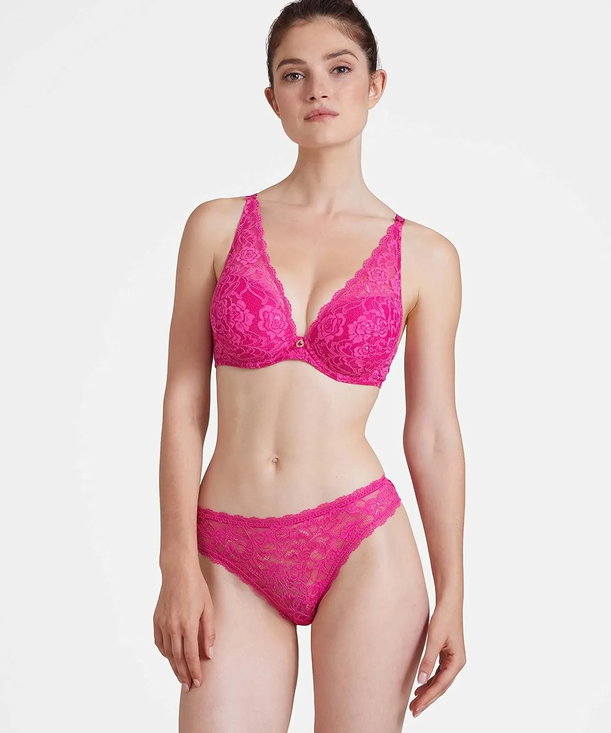 Aubade Women's Rosessence Shoulder Plunge Bra