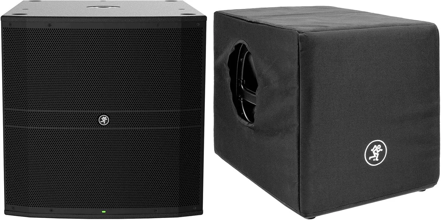 Audiosavings Bundle: Mackie DRM18S 2000W 18" Pro Powered Active Live Sound Subwoofer Bundle with Mackie DRM18S Cover for Added Protection (2 Items)