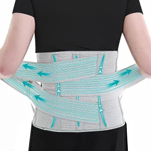Back Support,Entire Back Brace, Lumbar Support Belt for Women & Men, Adjustable Waist Trainer Belt for Entire Back Pain Relief, Keeps Your Spine Straight and Safe(L)