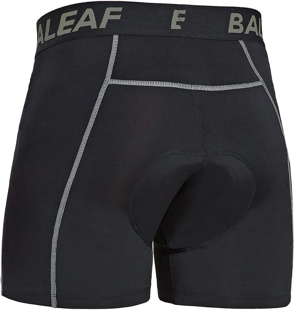 baleaf Men's 3D Padded Bike Shorts Cycling Underwear MTB Liner