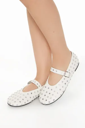 Ballet Flat - White