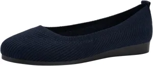 Ballet Flats for Women Knit Flats Shoes Comfortable Slip On Loafers Casual Work Shoes Round Toe Office Shoes