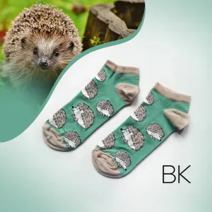 Barekind Socks Adult 4-7 Trainer Hedgehog