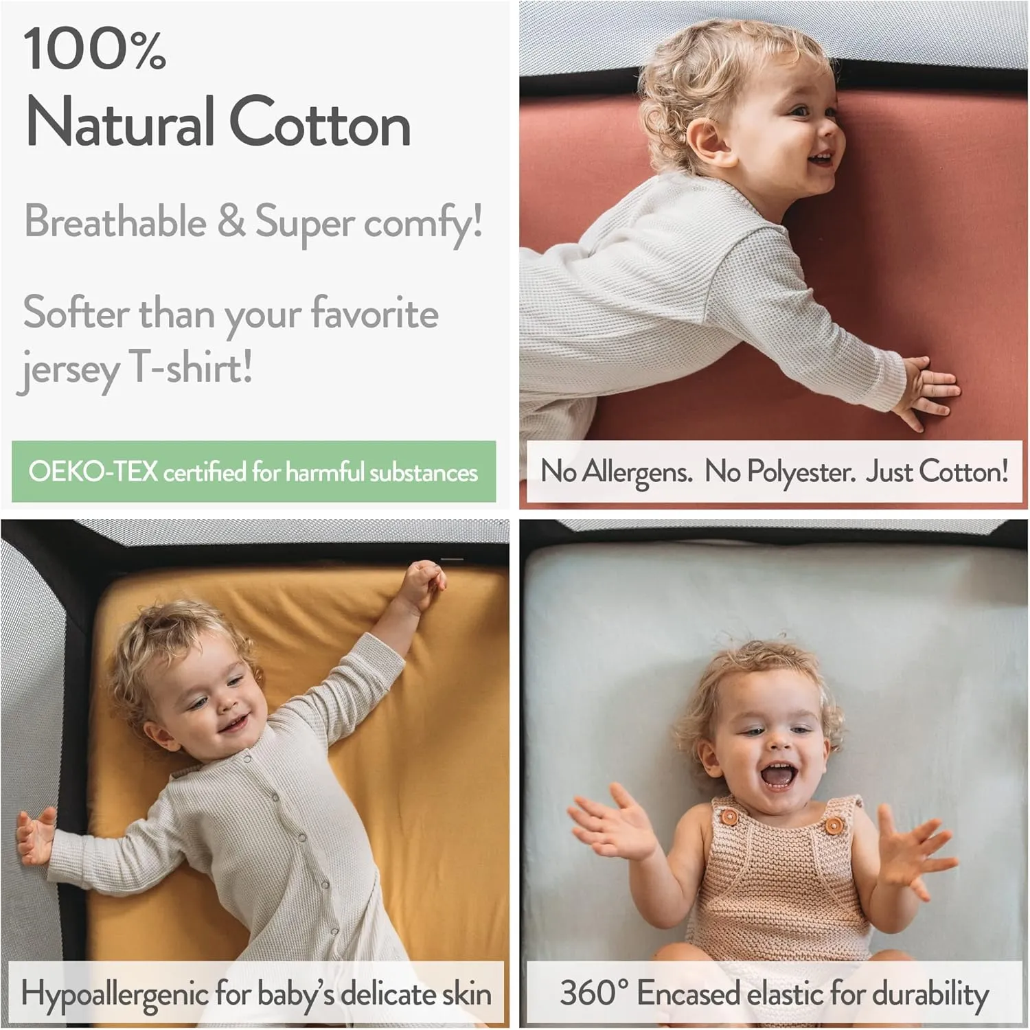 Bassinet Fitted Sheets for Delta Children and Simmons Kids Bassinet - Fits 16 x 32 Inch Oval Bassinet Mattress Pad – Snuggly Soft 100% Jersey Cotton – Dusty Blue   Navy – 2 Pack