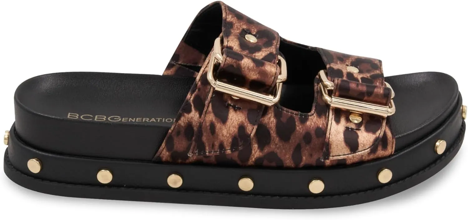 BCBGeneration Women's Trendy Footbed Flat Sandal