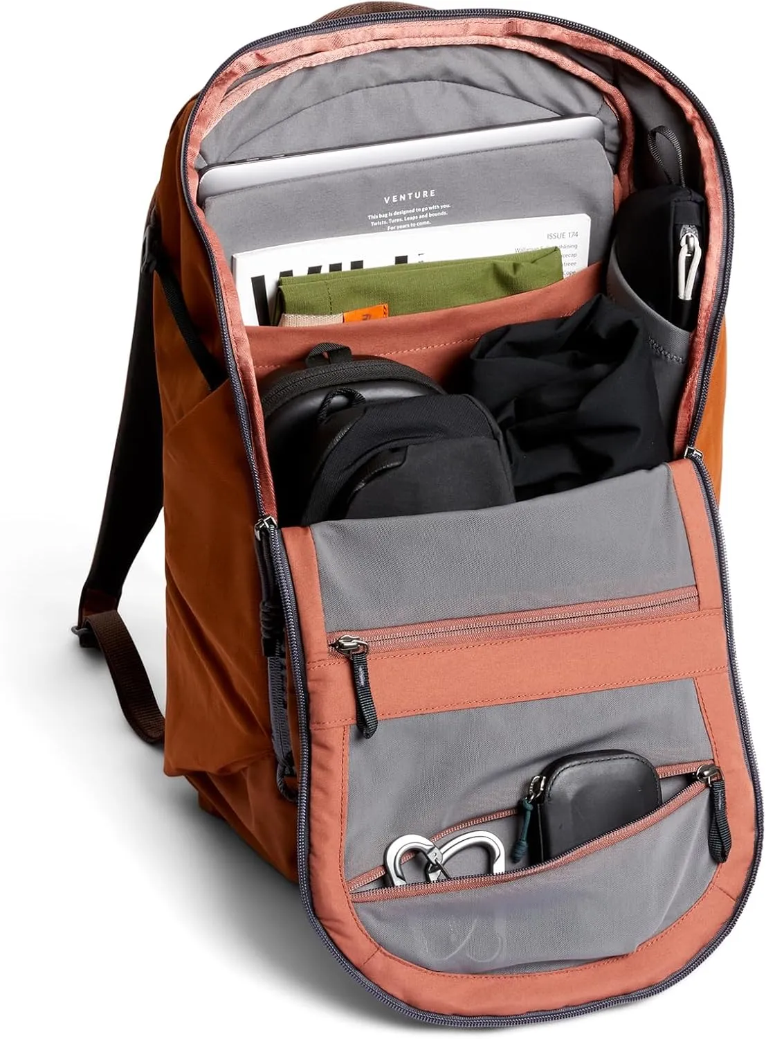 Bellroy Venture Ready Pack (20 liter everyday backpack with laptop sleeve, for travel, commuting and urban adventuring) - Bronze