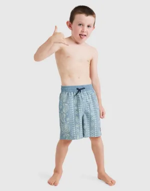 BILLABONG Boys 0-7 Good Times Layback Boardshorts