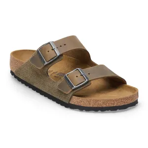 Birkenstock Arizona Slide Sandal (Men) - Thyme Oiled Leather/Suede