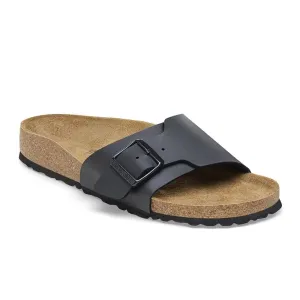 Birkenstock Catalina Narrow Slide Sandal (Women) - Black Birko-Flor