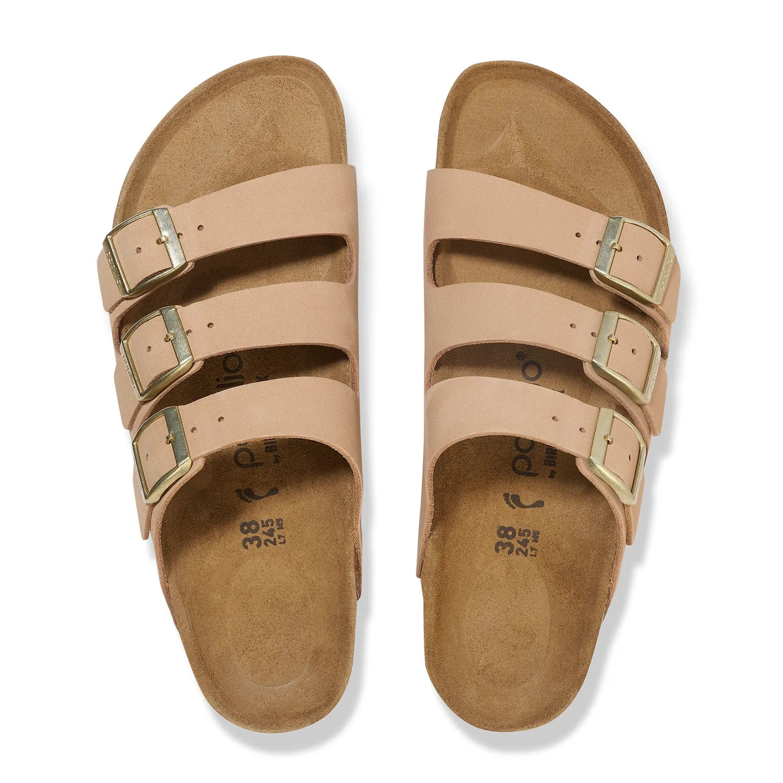 Birkenstock Florida III Platform Narrow Slide Sandal (Women) - Sandcastle Nubuck