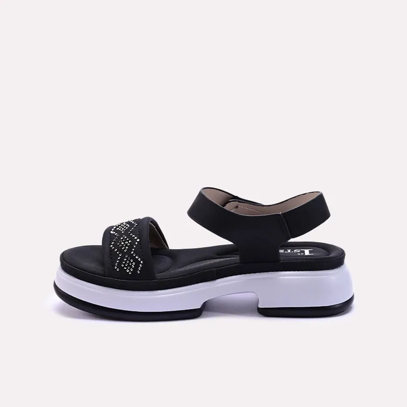 Black Comfy Fancy Sandals 0421521