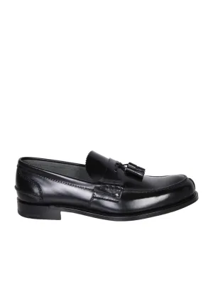 Black Leather Loafers