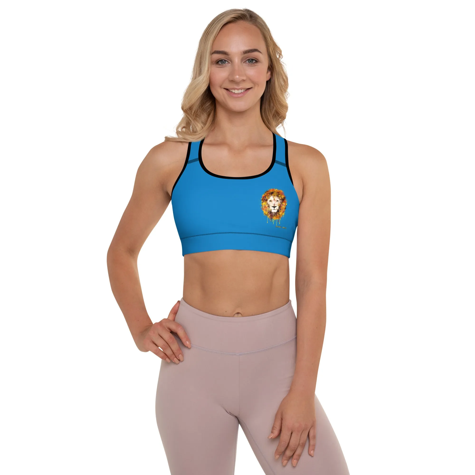 Blue Sports Bra